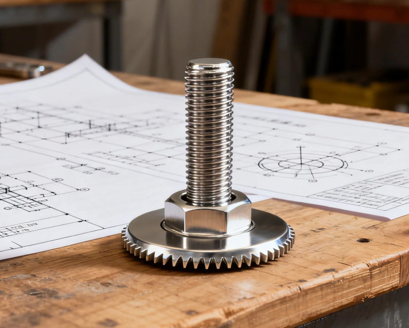  Stainless Steel Flange Bolt with Serrated Washer